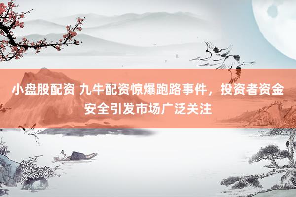 小盘股配资 九牛配资惊爆跑路事件，投资者资金安全引发市场广泛关注