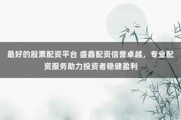 最好的股票配资平台 盛鑫配资信誉卓越，专业配资服务助力投资者稳健盈利